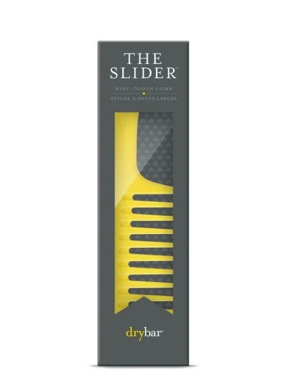 Drybar The Slider Wide-Tooth Comb in Bright Yellow